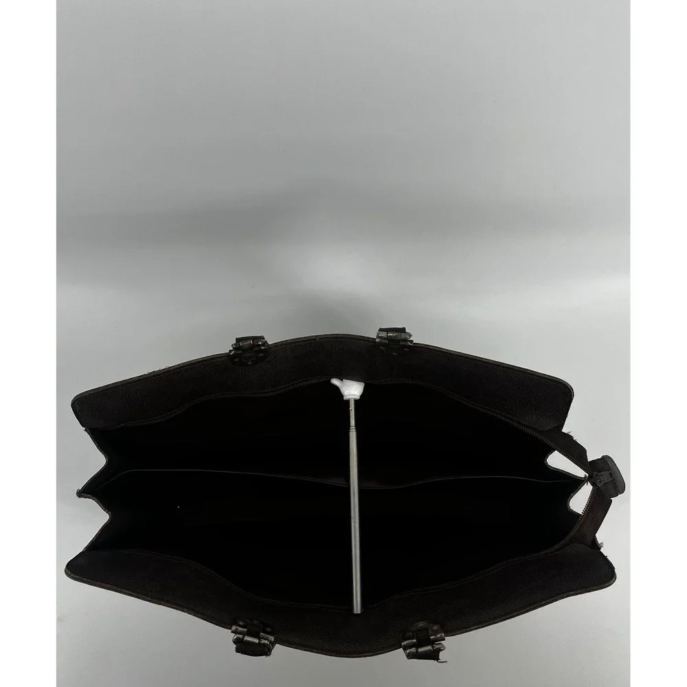 Gucci Vintage Bag Portfolio Style Pouch GG Canvas Signature Green/Red Web - Picture 7 of 16